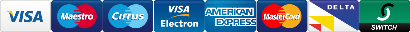 Credit and Debit Cards Accepted